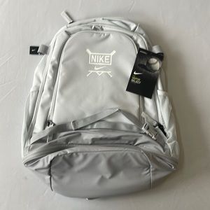 Nike Vapor Select Baseball Backpack light Gray New with Tags